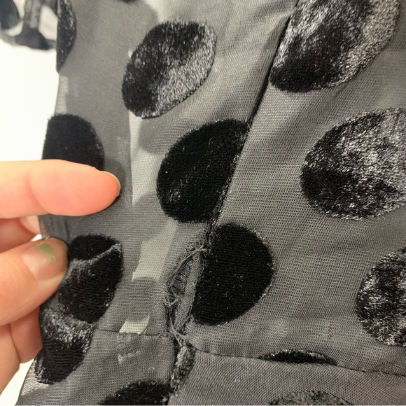 Zara black dots dress size M - Picture 15 of 16